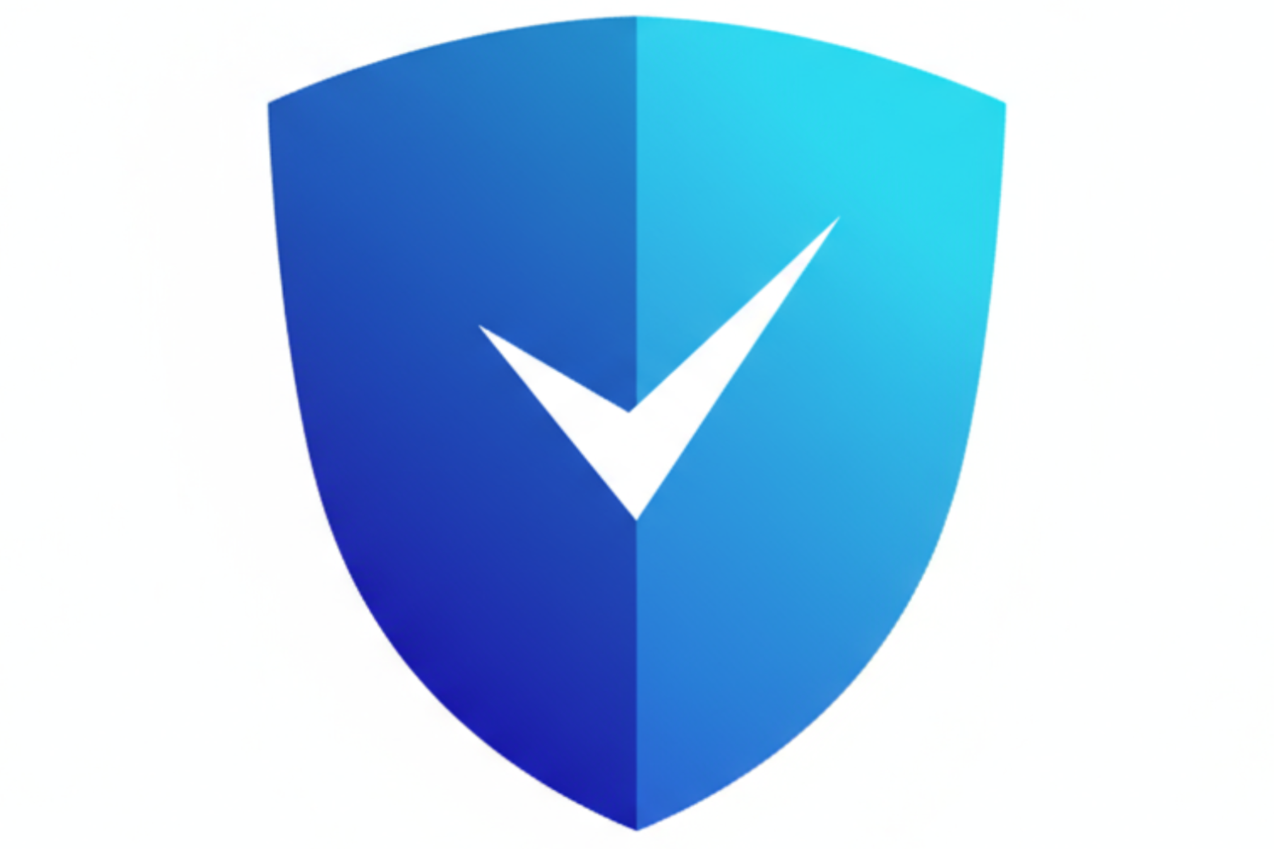 blue shield Icon  for “Secure,”